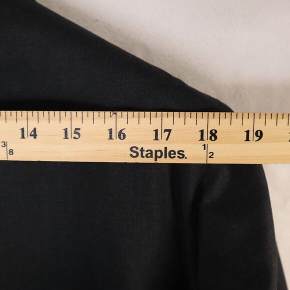 Suitsupply Havana Jetted Slim Men's Size 44 Black 100% Reda 130's Wool Blazer - Picture 15 of 15